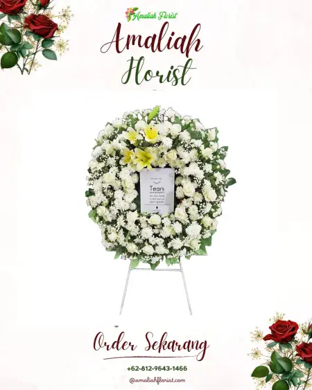 Krans Bunga Duka Sukahati Cibinong